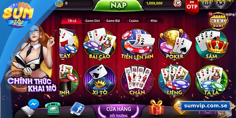 SUMVIP ⭐️ Link Trang Chủ SUMVIP Mới Nhất ✔️ +88K Quà Ưu Đãi 38 Game bài Sumvip cung cấp hàng trăm trò chơi hấp dẫn