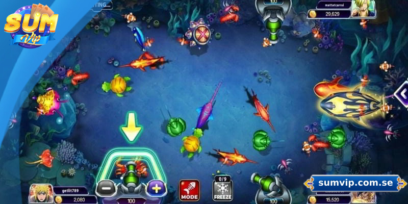 Hướng Dẫn Cách Chơi Bắn Cá Sumvip Dành Cho Người Mới 4 Hướng dẫn cách chọn súng, đạn và vật phẩm hỗ trợ trong game bắn cá